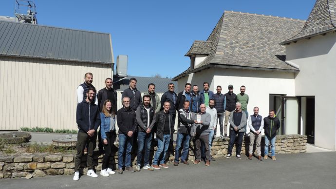 Le collectif des céréaliers RAGT labellisés Agri-Éthique a visité il y a peu le moulin Calvet, qui transforme leur blé en farine.