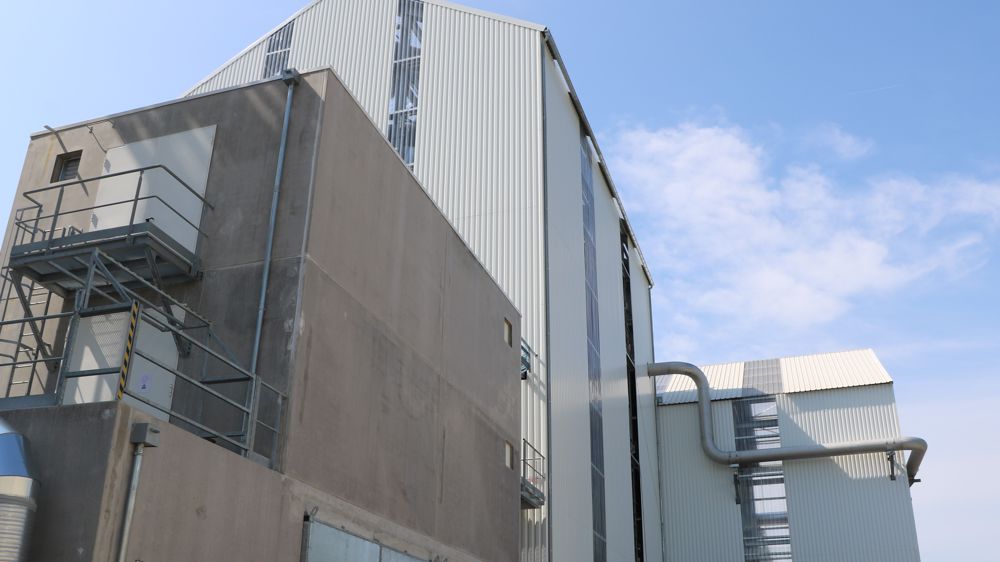 La nouvelle unité de déshydratation de pulpes est complètement intégrée au process de la sucrerie.