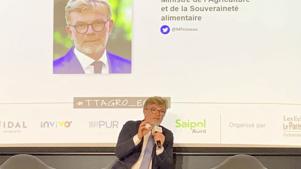 Le 4 juillet 2023 à Paris, Marc Fesneau a échangé avec le think-tank agroalimentaire sur leurs recommandations pour une transition environnementale.