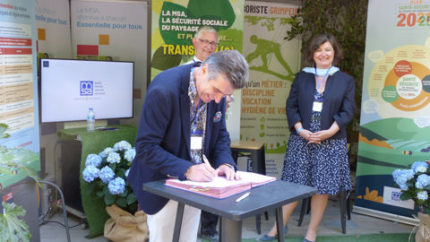 L'Unep signe une nouvelle convention nationale avec la MSA L'Unep signe une nouvelle convention nationale avec la MSA