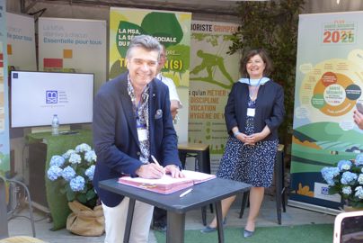 Laurent Bizot, président de l'Unep, sigantaire de la CNOP.
