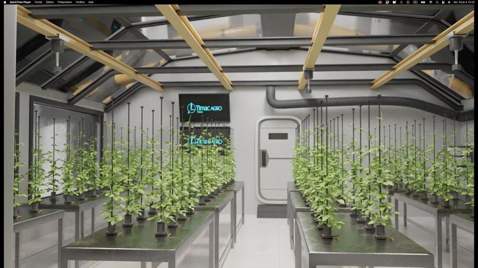 En partenariat avec le Cnes, Timac Agro a développé des spires en régolithe ("poussière de lune") et matériaux biosourcés pour produire des légumineuses sur la Lune puis sur Mars.