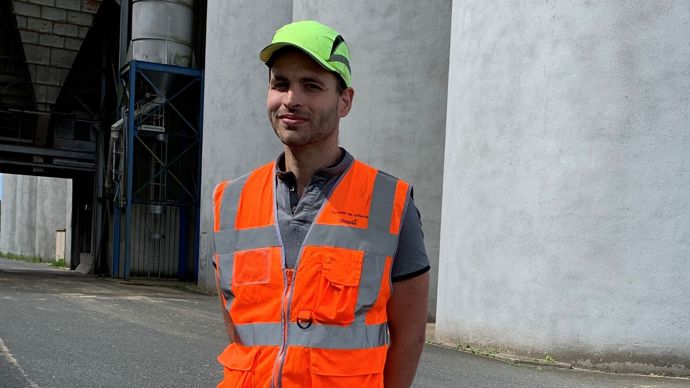 Jérémy Taillet, responsable périmètre céréales Terrena