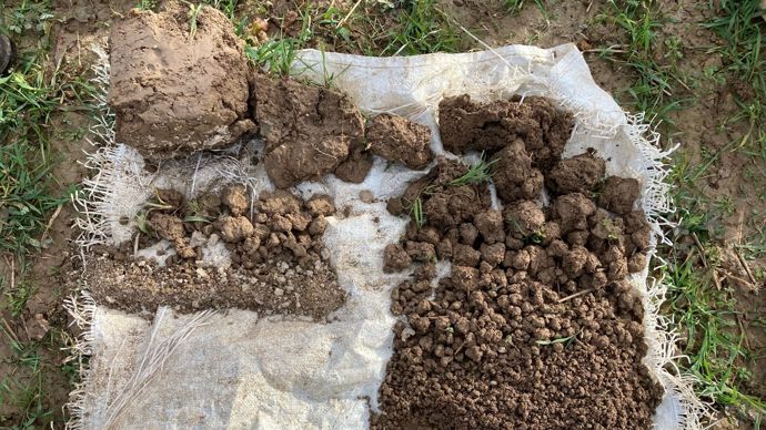 La notation de l’efficacité du Nutrigéo de Gaïago s’est faite sur les critères de la structure des sols et de la dégradation de la matière organique via des protocoles simples.