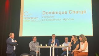 Dominique Chargé, président de La Coopération Agricole, prend la parole au Sommet de l'élevage le 3 octobre 2023. Dominique Chargé, président de La Coopération Agricole, prend la parole au Sommet de l'élevage le 3 octobre 2023.