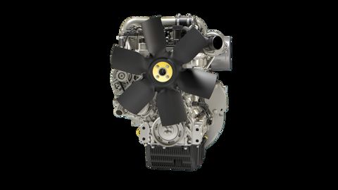 Moteur diesel Perkins 4 cylindres, 2,8 L. Moteur diesel Perkins 4 cylindres, 2,8 L.
