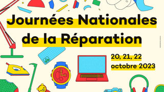 Les 20, 21 et 22 octobre 2023 des centaines d’évènements sont organisées partout sur le territoire français à l’occasion des Journées nationales de la réparation. Les 20, 21 et 22 octobre 2023 des centaines d’évènements sont organisées partout sur le territoire français à l’occasion des Journées nationales de la réparation.