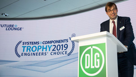 Photo d'archive de la dernière remise des prix de la catégorie " Systèmes & Composants" à Agritechnica 2019 Photo d'archive de la dernière remise des prix de la catégorie " Systèmes & Composants" à Agritechnica 2019