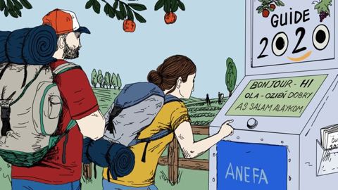 Les guides d’accueil des saisonniers sont de plus en plus accessibles aux travailleurs qui lisent mal le français. © Florent Fortin Les guides d’accueil des saisonniers sont de plus en plus accessibles aux travailleurs qui lisent mal le français. © Florent Fortin