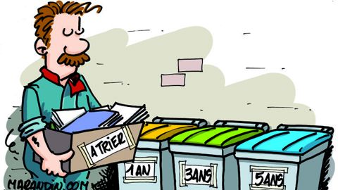Les documents de l’employeur n’ont pas tous la même nécessité d’être conservés. © Didier Marandin Les documents de l’employeur n’ont pas tous la même nécessité d’être conservés. © Didier Marandin