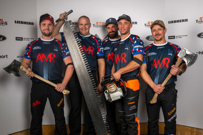 L'équipe de France aux championnats du monde Stihl Timbersports 2023. L'équipe de France aux championnats du monde Stihl Timbersports 2023.
