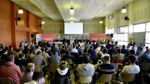 Pour la première fois, les adhérents des différentes OP de la coopérative Maïsadour ont été rassemblés le temps d'une journée, mercredi 8 novembre à Tartas (Landes).