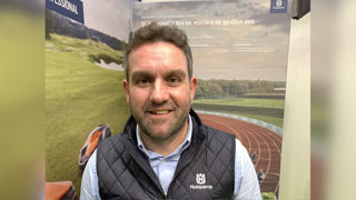 Jérôme Ringler, ici au salon 48H du Gazon Sport Pro à Paris, en novembre 2023.