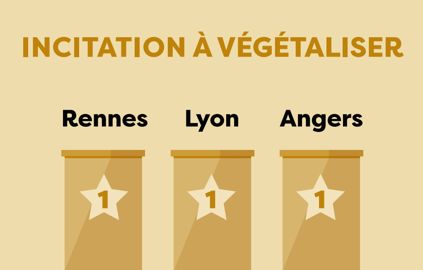 Le palmarès des villes les plus incitatives en matière de végétalisation.