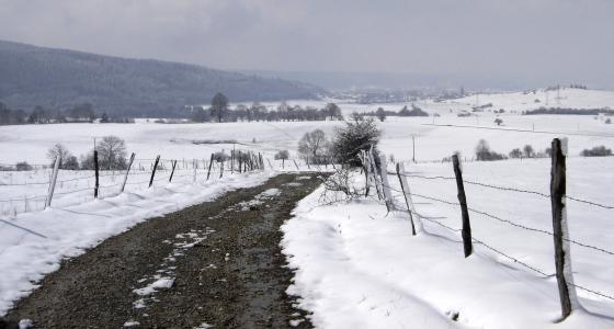 Quand la neige paralyse les routes... les agriculteurs sont là!