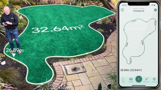 Moasure One permet de mesurer les formes complexes sur les chantiers du paysage.