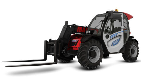Le MLT 625e est le nouveau télescopique entièrement électrique de Manitou. Le MLT 625e est le nouveau télescopique entièrement électrique de Manitou.
