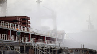 L’Ukraine dit avoir exporté environ 13 millions de tonnes de marchandises depuis la mise en place, en août, d’un couloir maritime en mer Noire. L’Ukraine dit avoir exporté environ 13 millions de tonnes de marchandises depuis la mise en place, en août, d’un couloir maritime en mer Noire.
