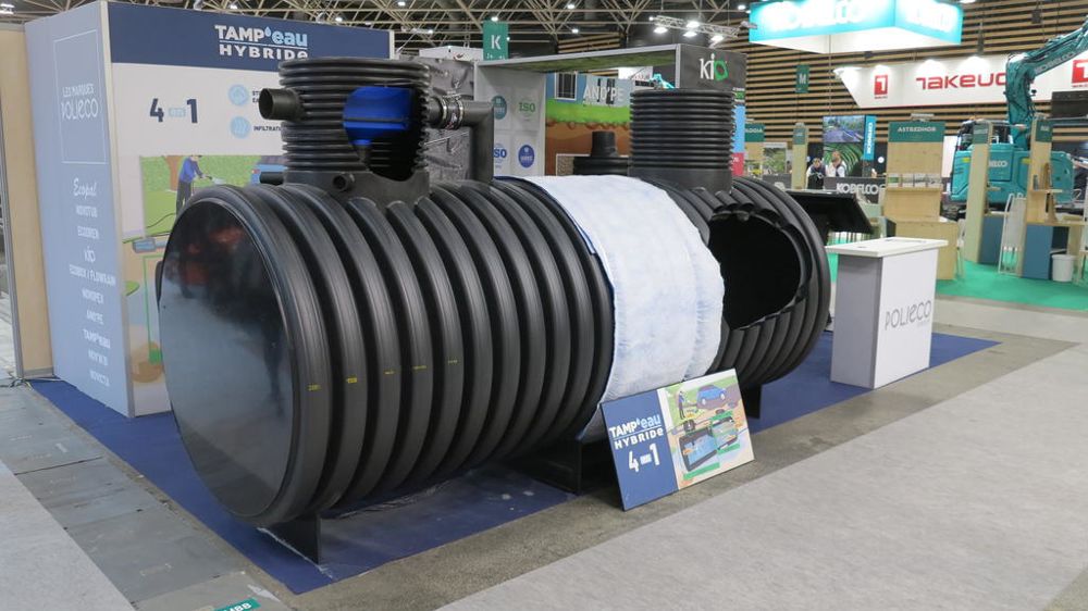 La cuve Tamp'eau, présenté au salon Paysalia.