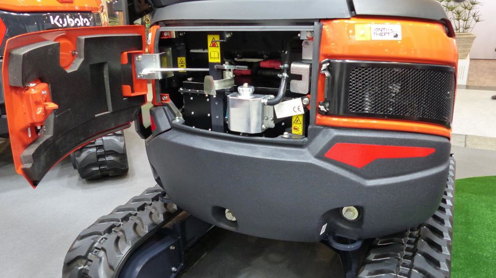 Le développement du rétrofit sur les minipelles Kubota a été réalisé par la société Novum Tech.
