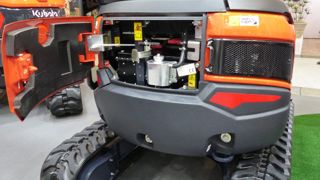 Le développement du rétrofit sur les minipelles Kubota a été réalisé par la société Novum Tech.