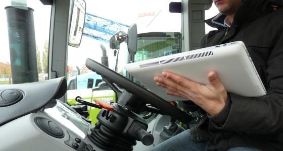 L'agriculteur connecté et moderne