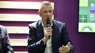 Michel Biero, président de Lidl France, lors d'une table-ronde organisée au Salon international de l'agriculture le 26 février 2024.