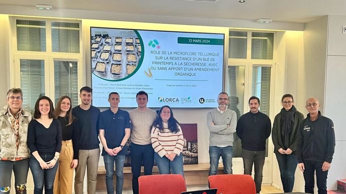 Mardi 12 mars, les étudiants de troisième année en protection des cultures de l'Ensaia, à Nancy, ont présenté les résultats de l’étude 2023-2024 que leur a confiée Lorca.