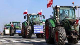 Près de 600 manifestations d'agriculteurs étaient organisées en Pologne pour demander l'abolition du pacte vert.