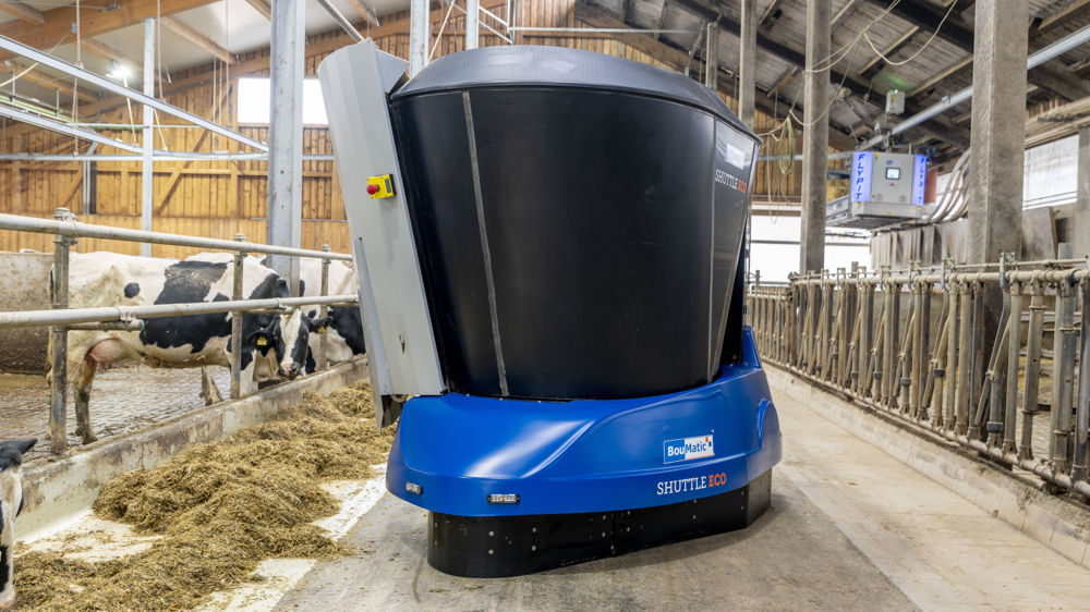 Du silo à l’auge, BouMatic robotise l’alimentation du troupeau