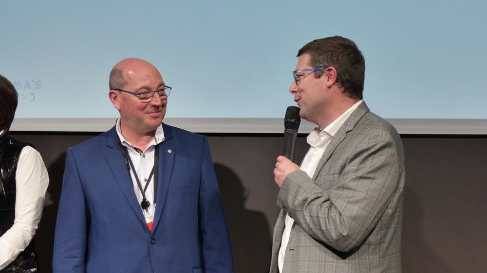 De gauche à droite Alexandre Mortier et Loïc Morel.