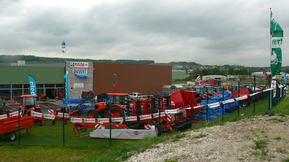 La base Rocha de Sézanne (Marne) est actif dans l'agricole et les espaces verts.