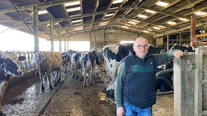 Philippe Carnet : « Nous avons beaucoup travaillé la génétique du troupeau et visons un certain niveau d’intensité au robot. À nous de tout mettre en œuvre pour que les vaches soient en condition d’exprimer leur potentiel."