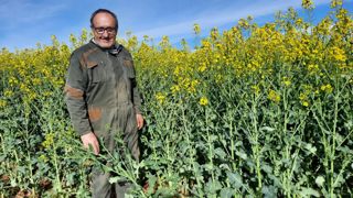« Le 11 avril, le colza en fleurs était prometteur. » Pour autant, Pascal Guérin reste prudent : « En bio, des siliques peuvent s’ouvrir en fin de cycle. Ce problème est lié au sclérotinia, entre autres, contre lequel en bio nous ne pouvons pas actionner le levier fongicide. » « Le 11 avril, le colza en fleurs était prometteur. » Pour autant, Pascal Guérin reste prudent : « En bio, des siliques peuvent s’ouvrir en fin de cycle. Ce problème est lié au sclérotinia, entre autres, contre lequel en bio nous ne pouvons pas actionner le levier fongicide. »