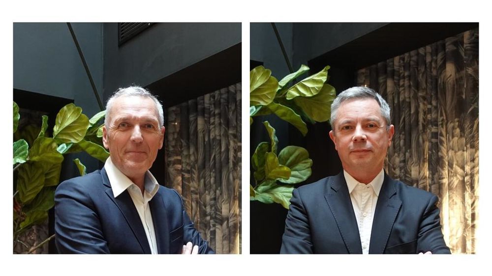 De gauche à droite Franck Vétil et François Martignoni.