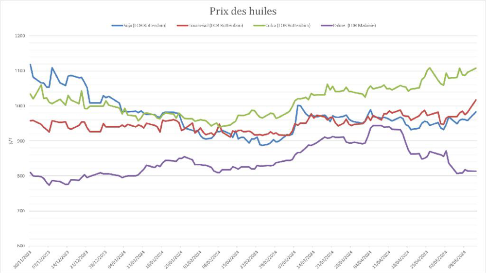 L'huile de palme gagne en compétitivité. L'huile de palme gagne en compétitivité.