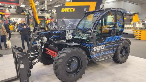 Dieci présente un nouveau télescopique entièrement électrique à Agritechnica 2023.