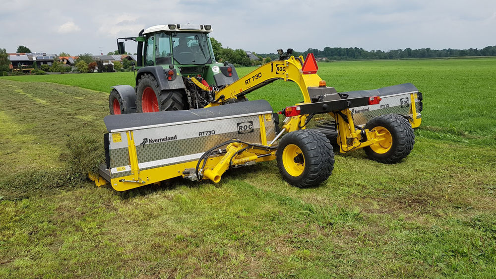 Kverneland distribue les andaineurs à tapis Roc en France