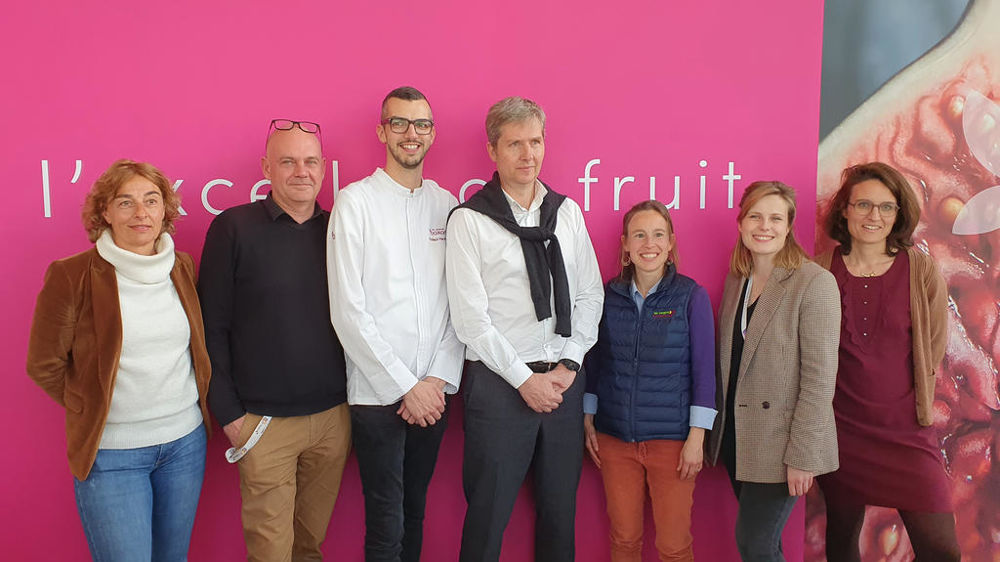 Les vergers Boiron est devenue une société à mission. (au centre : Grégory Watine, son directeur général).