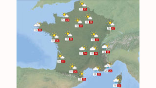 Selon Meteonews, une période plus chaude devrait s’installer sur la France durant ces prochains jours avec l’arrivée d’air chaud et des températures qui dépasseront la barre des 25°C. Selon Meteonews, une période plus chaude devrait s’installer sur la France durant ces prochains jours avec l’arrivée d’air chaud et des températures qui dépasseront la barre des 25°C.