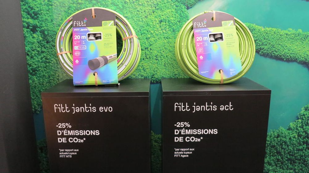 Chez Fitt, lancement des tuyaux en PVC recyclé Jantis Evo et Jantis Act.