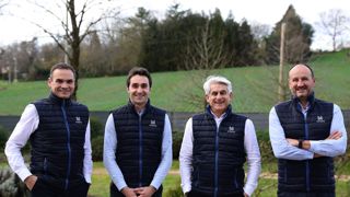 L'équipe de direction avec, de gauche à droite : Benjamin Gauchenot, Franck Mailleux, Yannick Rouaud et Jean-Yves Augé. 