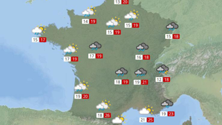 L'équivalent d'un mois de précipitations va s'accumuler localement en France en l'espace de quelques heures. L'équivalent d'un mois de précipitations va s'accumuler localement en France en l'espace de quelques heures.