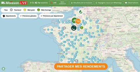 Carte Moisson Live