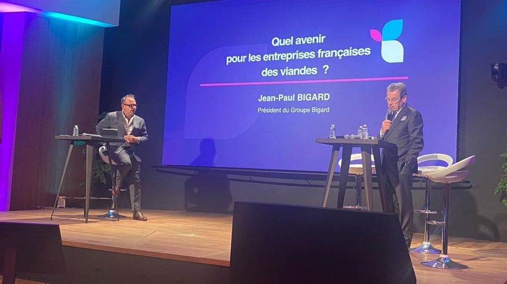 Jean-Paul Bigard lors du congrès de Culture Viande