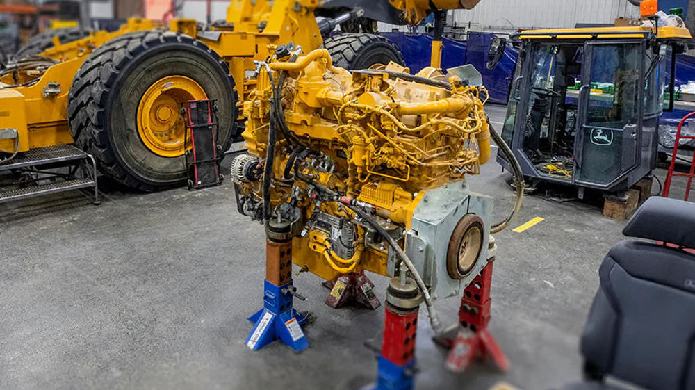 John Deere Reman propose des moteurs, transmissions, boitiers électriques, alternateurs, démarreurs reconditionnés.