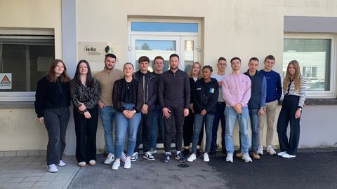 La première promotion d'étudiants des nouveaux bachelors lancés cette année par le centre de formation Alpa-is4a.