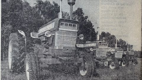 La gamme des quatre nouveaux tracteurs Ford. La gamme des quatre nouveaux tracteurs Ford.