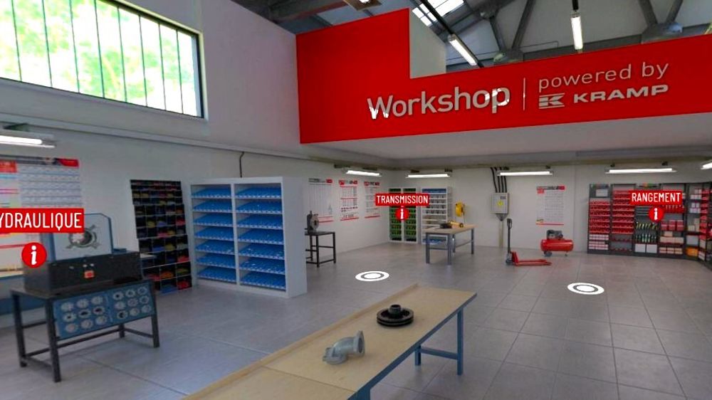 Kramp : aménagement  sur mesure des ateliers