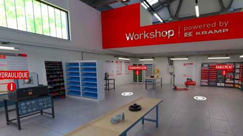 Kramp : aménagement sur mesure des ateliers Kramp : aménagement sur mesure des ateliers